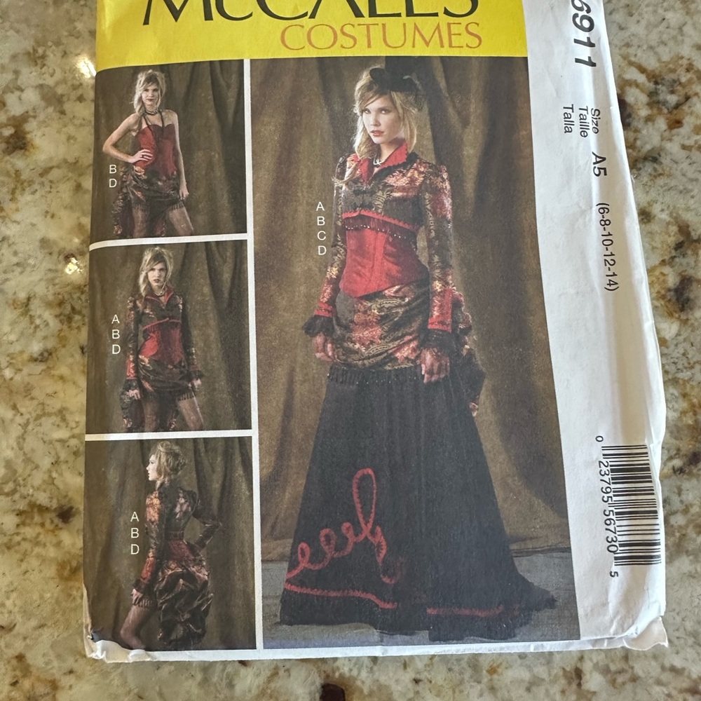 McCall's Costumes Pattern 5991